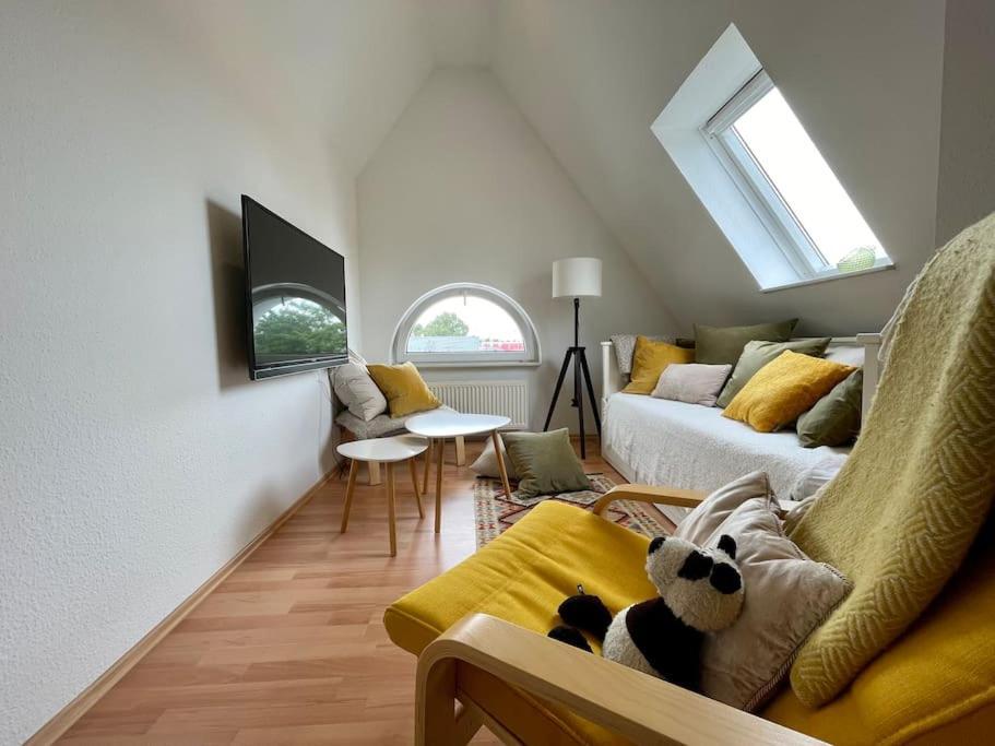 Modernes, Familienfreundliches Apartment In Luebeck Buitenkant foto